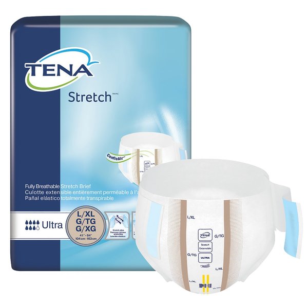 Tena TENA Stretch Ultra Incontinence Brief XL Breathable, PK 36 67803